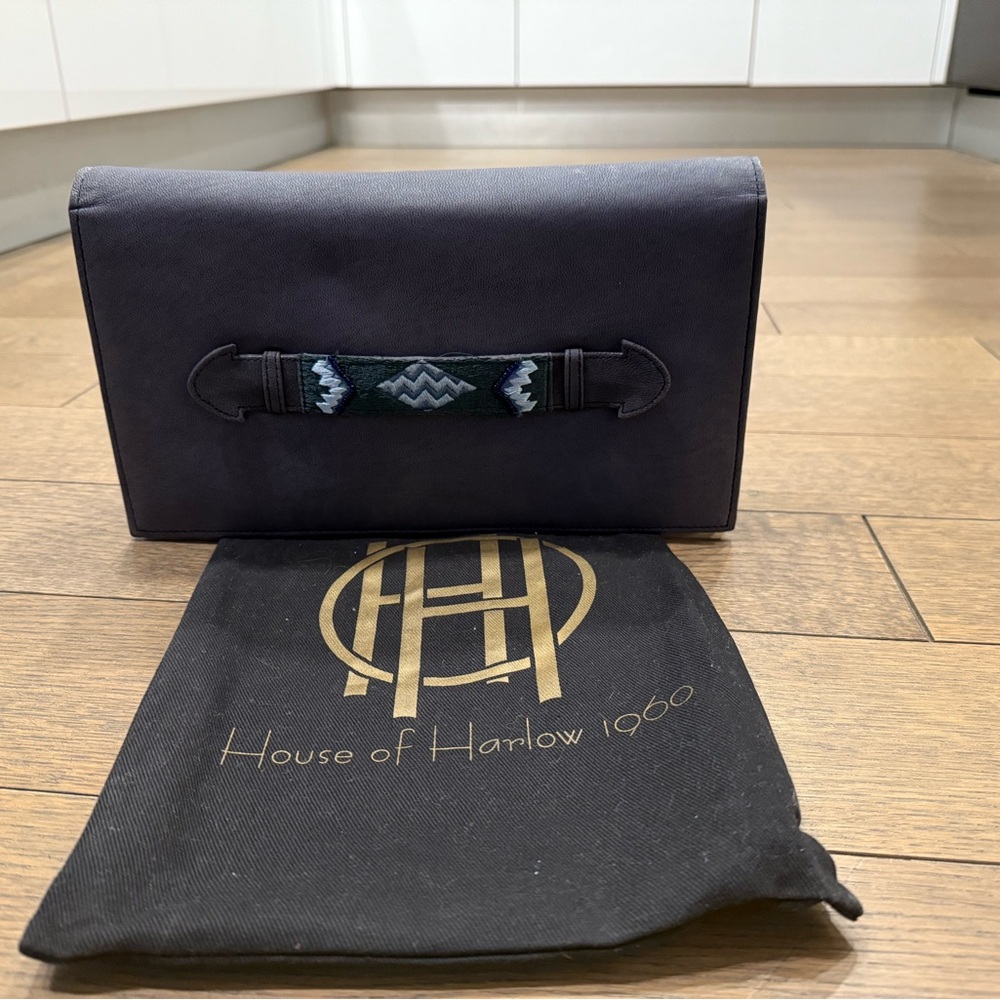 House of Harlow 1960 Boho Aztec Clutch